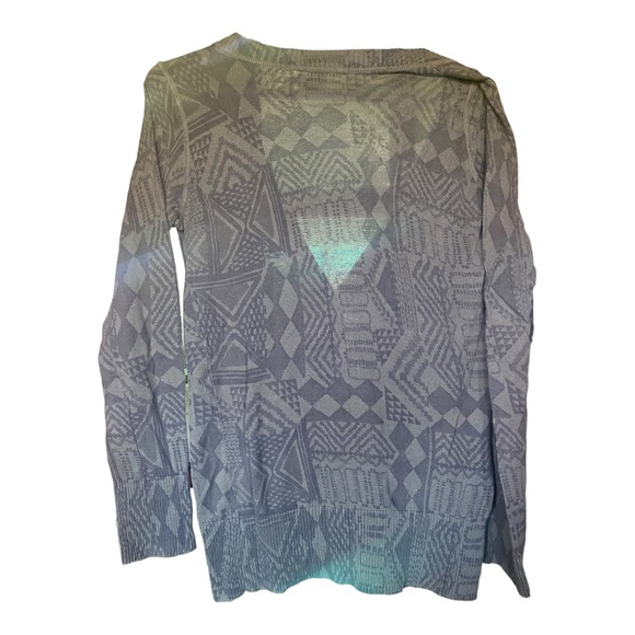 Olive green patterned cardigan - Picture 5 of 5